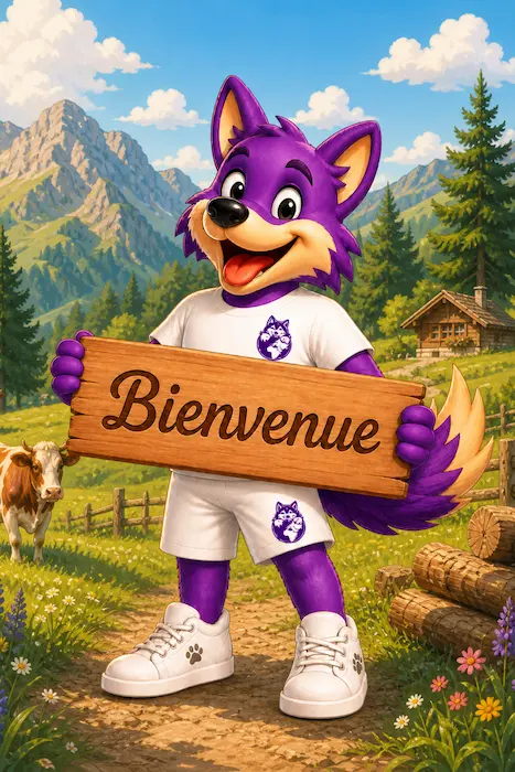 Louping, mascotte de Notre Monde à Nous